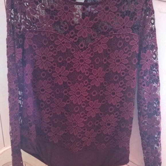 Harlow and Graham Cranberry Body Suit - Picture 3 of 4